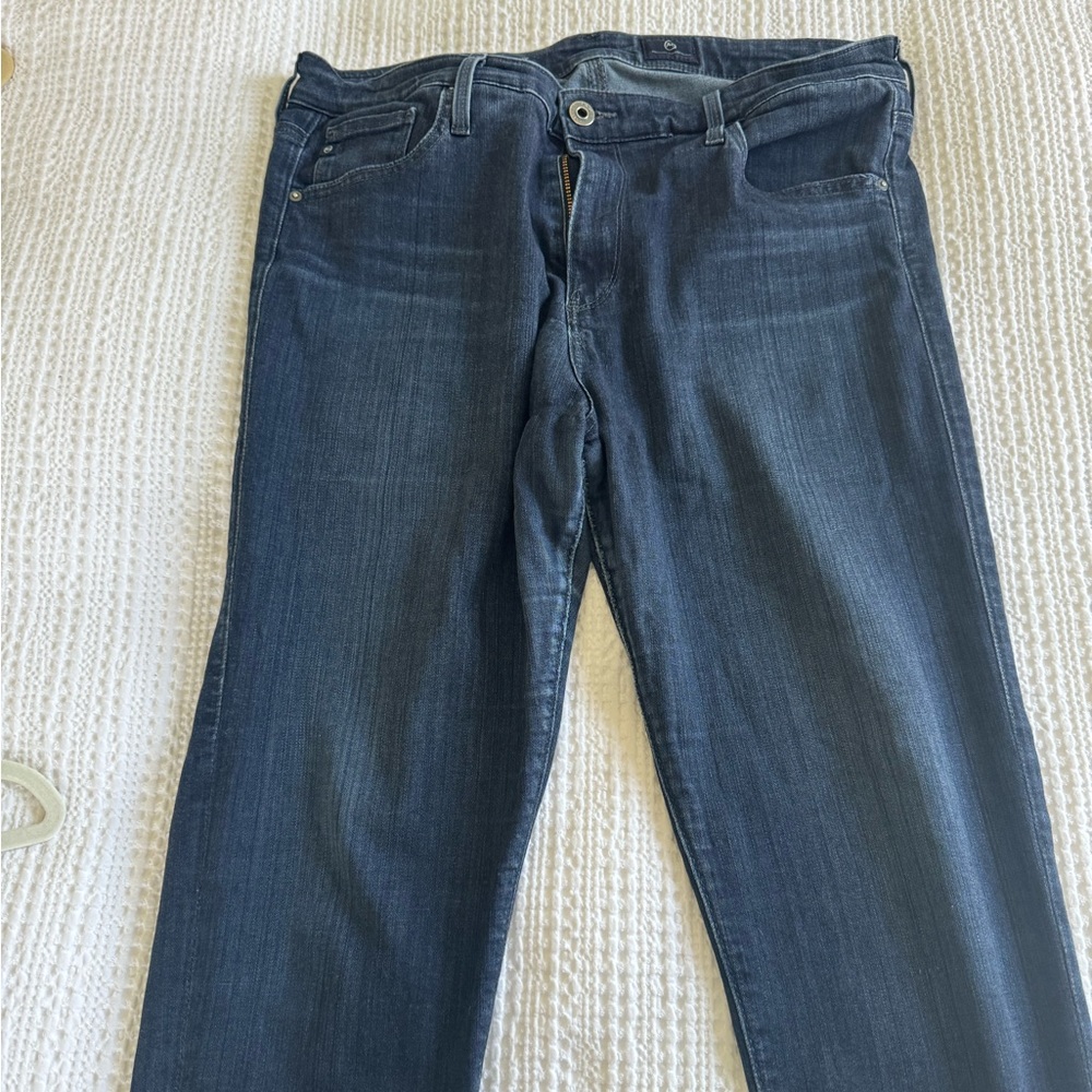 AG high rise dark wash jeans 32